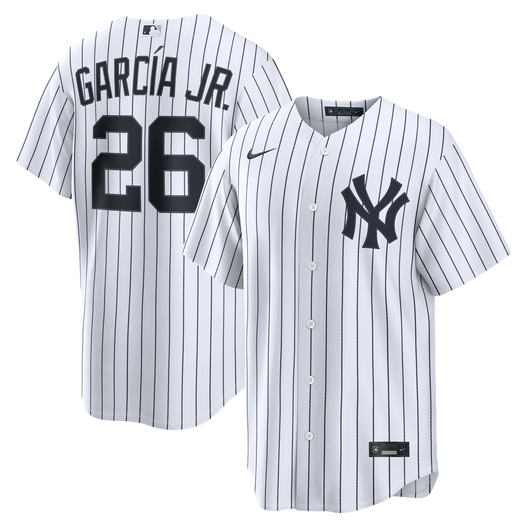 New York Yankees Nike White Replica MLB baseball jersey