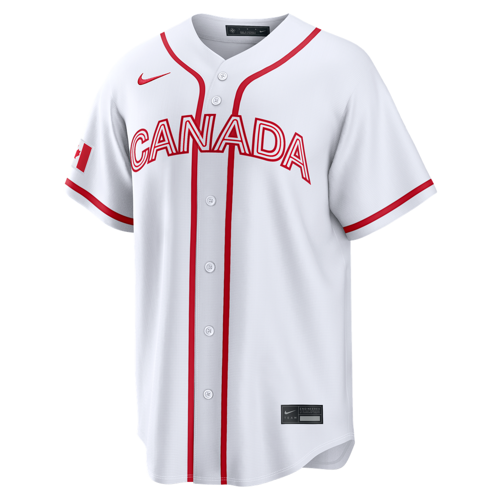 Canada Baseball Nike Jersey White