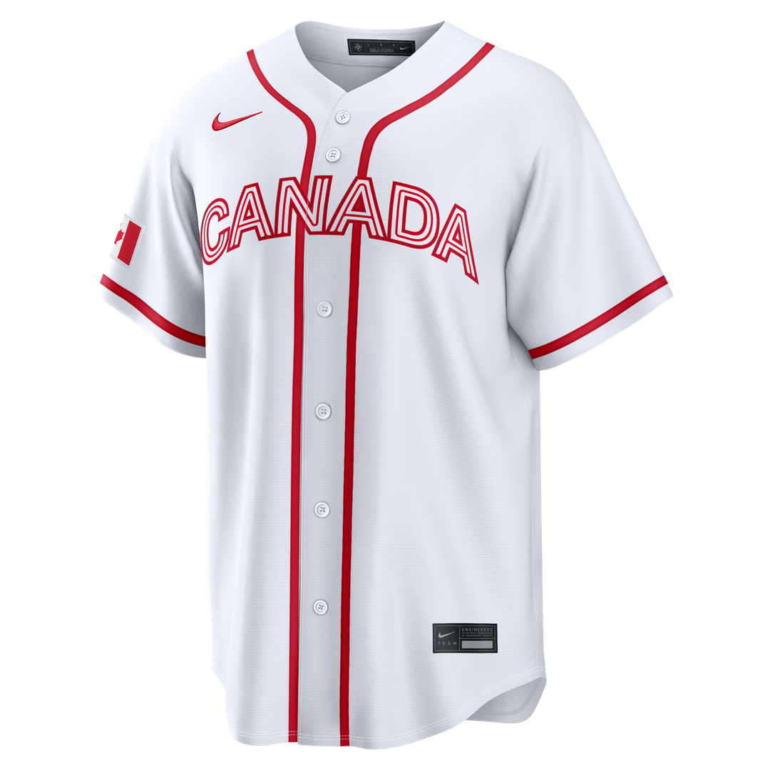 Canada Baseball Nike Jersey White