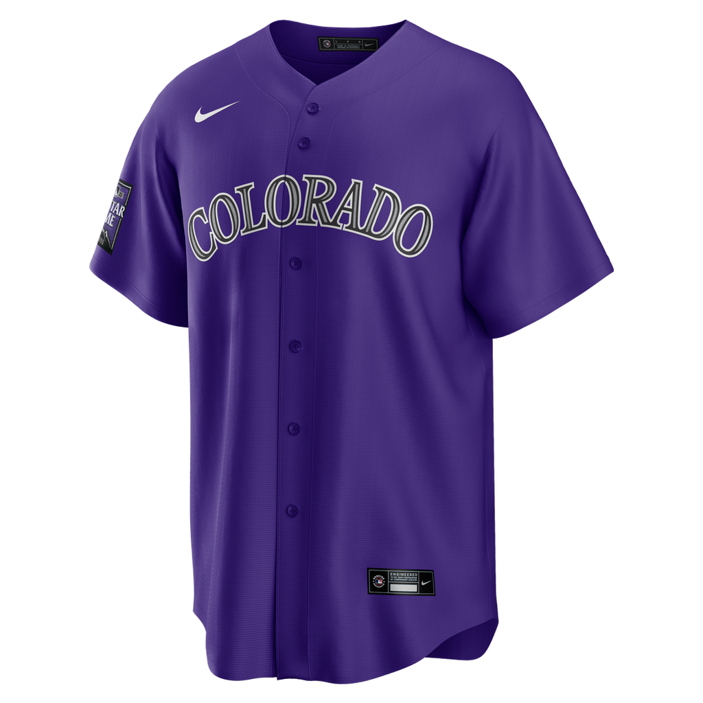 Colorado Rockies Nike Replica Jersey Purple
