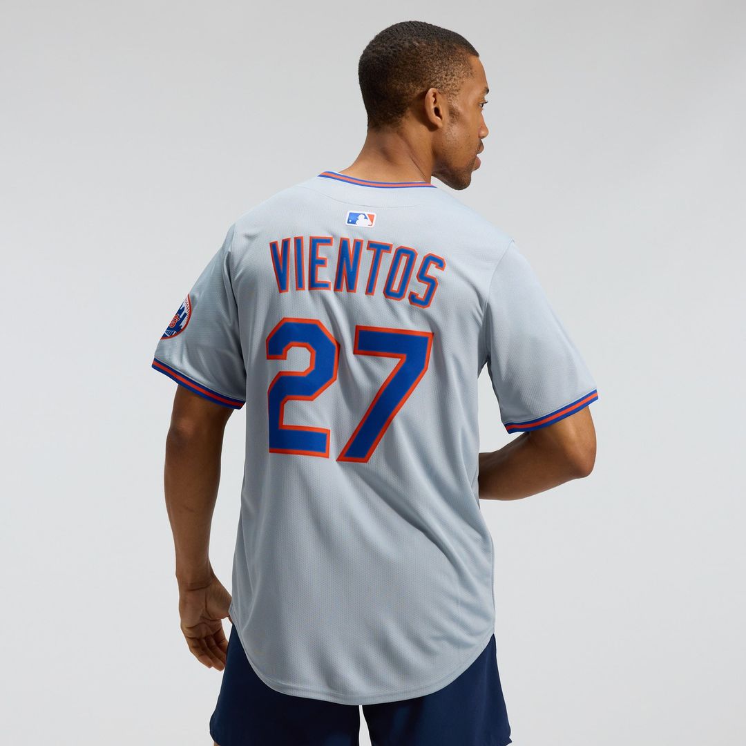 New York Mets Nike Jersey Gray
