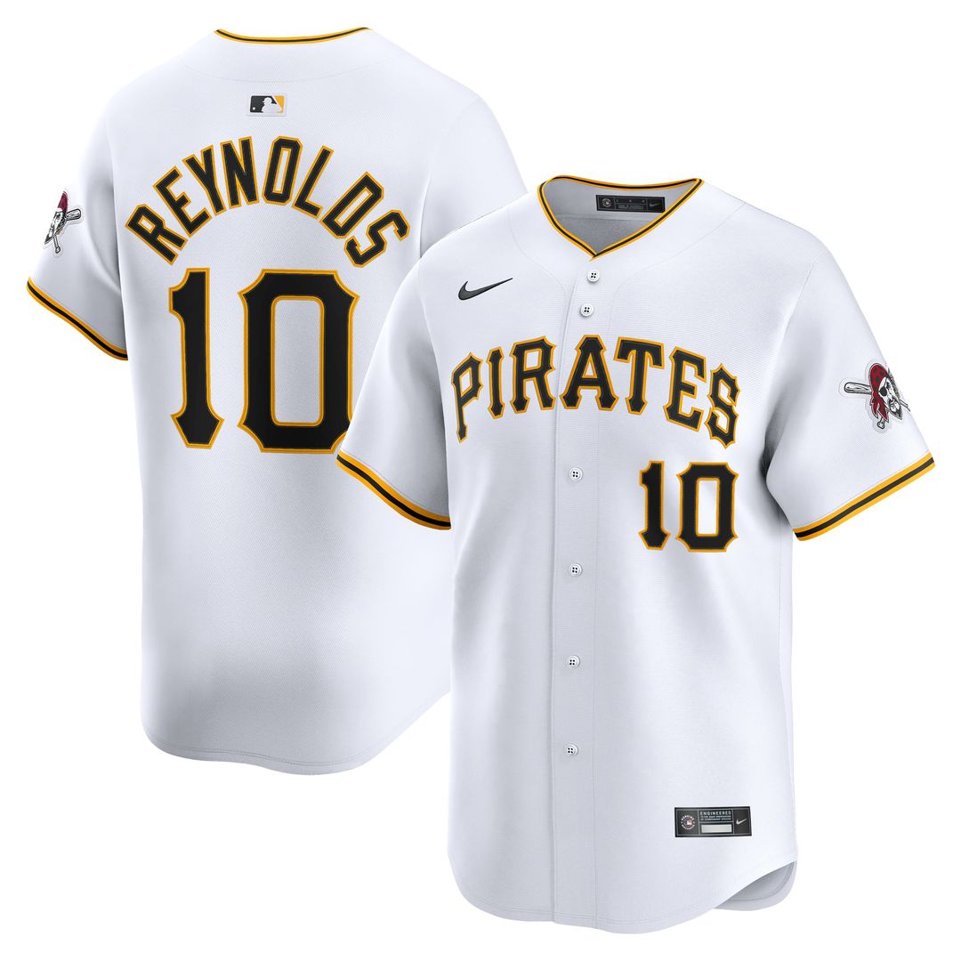 Pittsburgh Pirates Nike White Authentic MLB baseball jersey