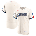 Los Angeles Dodgers Nike Cream Authentic MLB baseball jersey