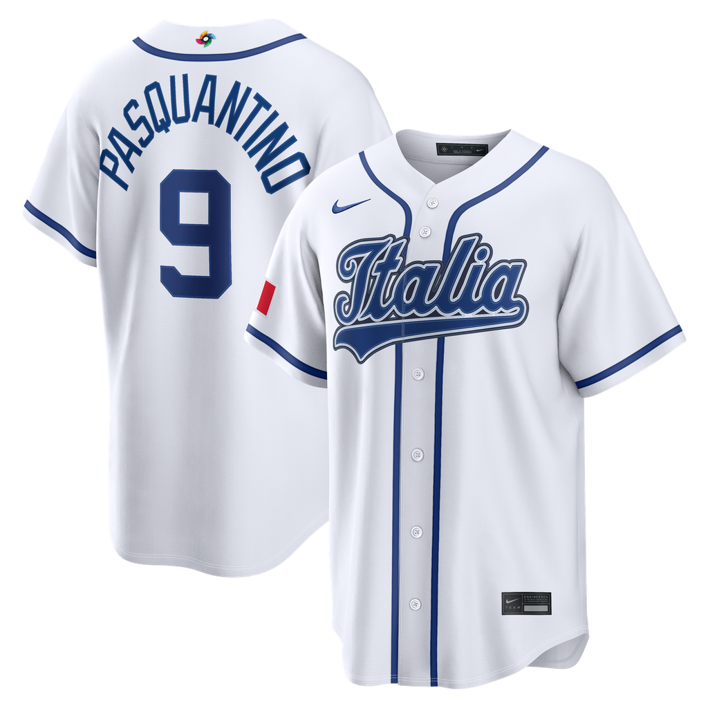 Italy Baseball Nike White MLB baseball jersey