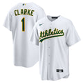 Athletics Nike White Replica MLB baseball jersey