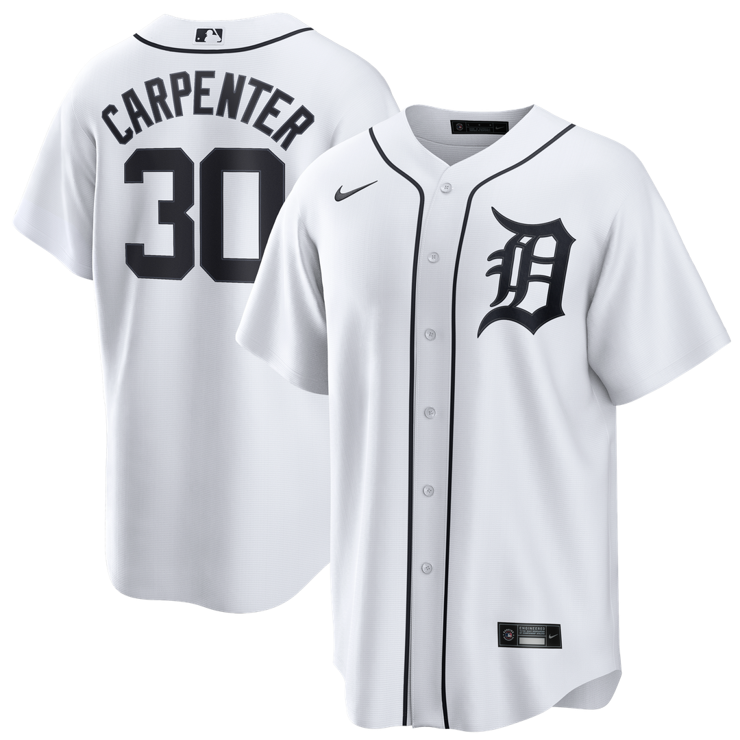 Detroit Tigers Nike White Replica MLB baseball jersey