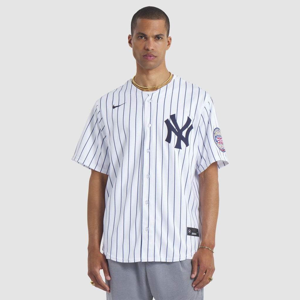 New York Yankees Nike White Replica MLB baseball jersey