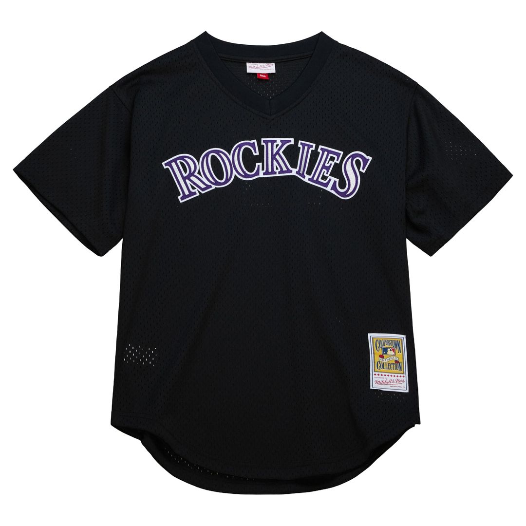 Colorado Rockies Mitchell & Ness Authentic Jersey Black