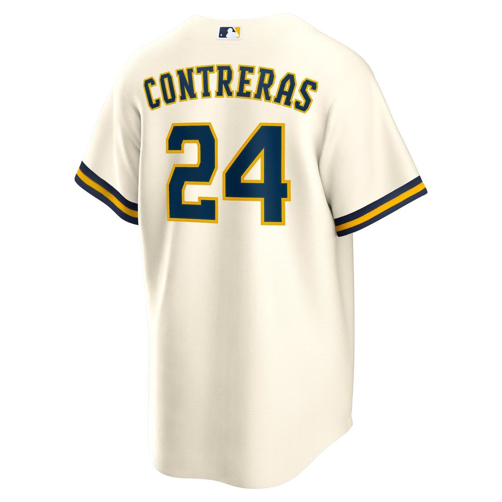Milwaukee Brewers Nike Replica Jersey Cream