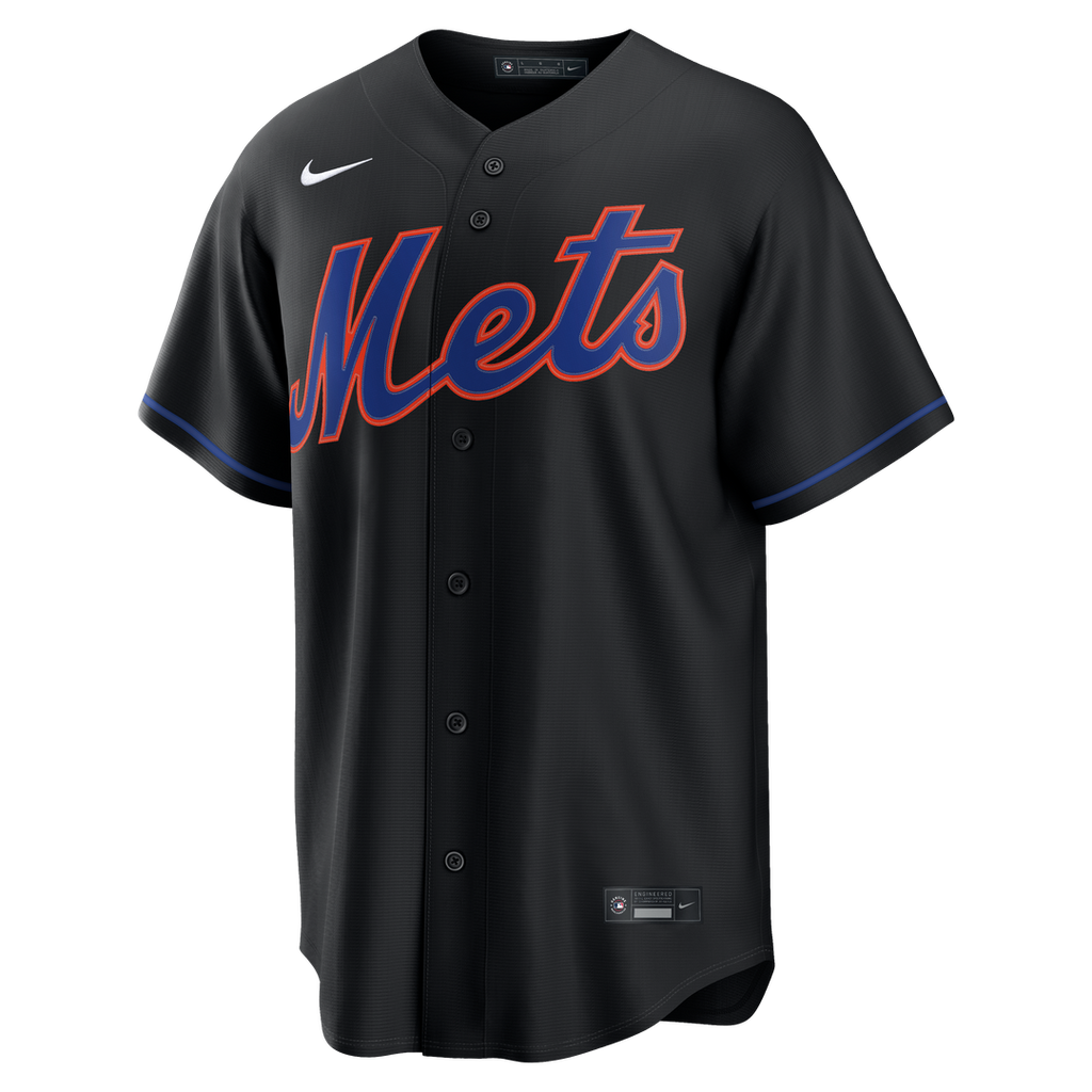 New York Mets Nike Replica Jersey Black