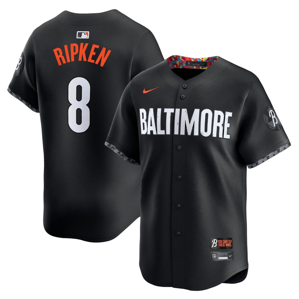 Baltimore Orioles Nike Black MLB baseball jersey