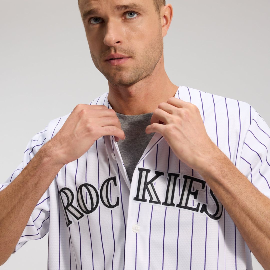 Colorado Rockies Nike Replica Jersey White