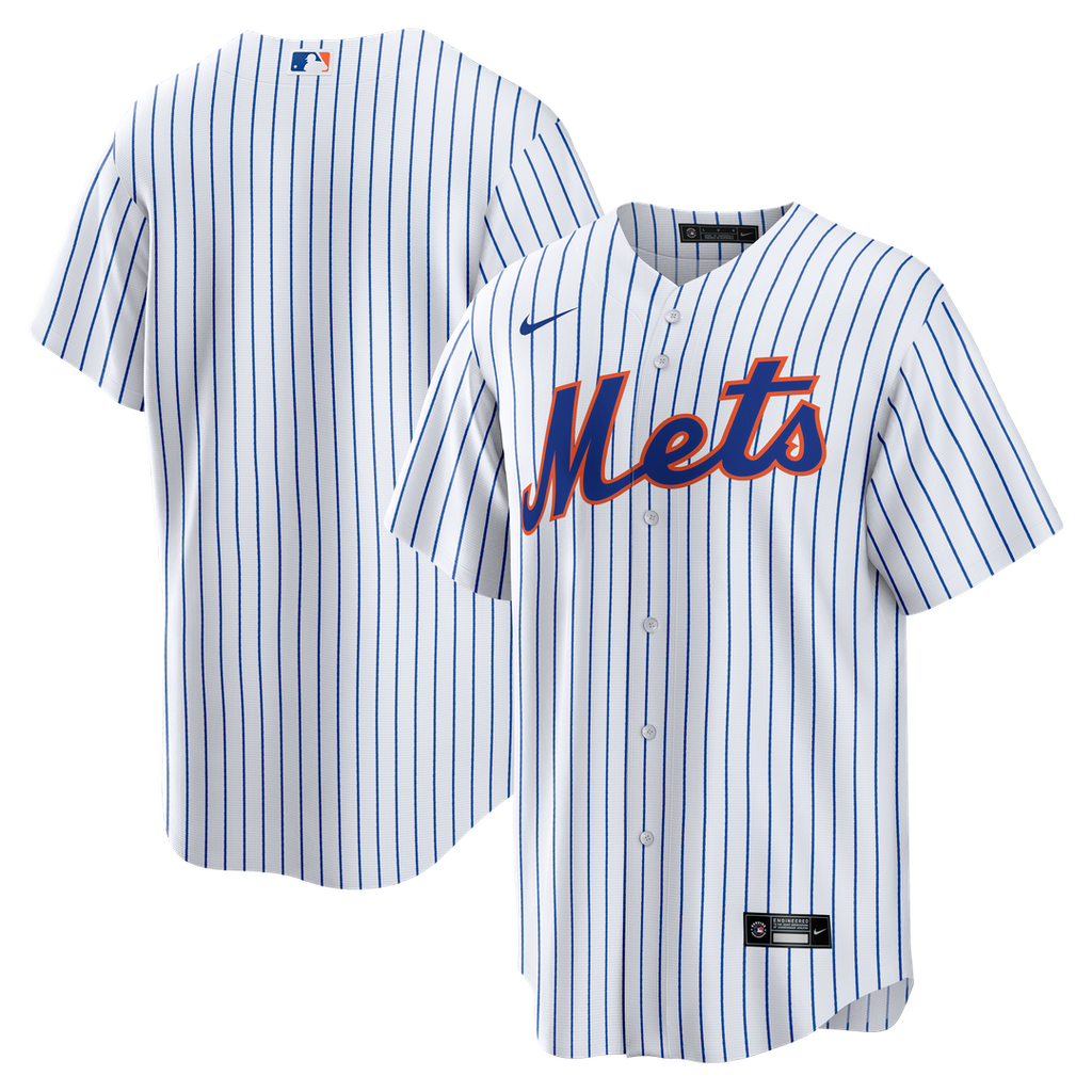 New York Mets Nike White Replica MLB baseball jersey