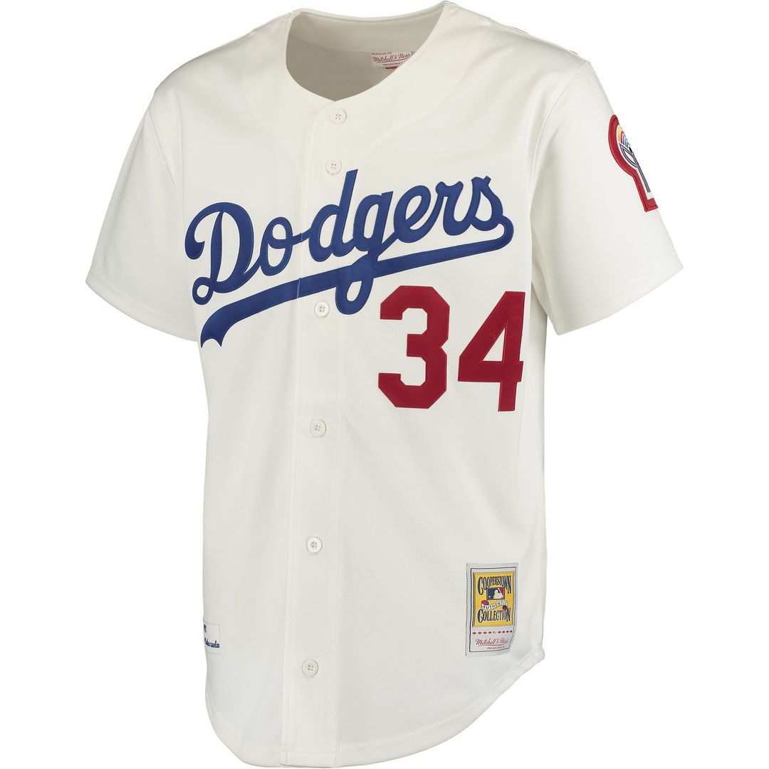 Los Angeles Dodgers Mitchell & Ness Authentic Jersey Gray