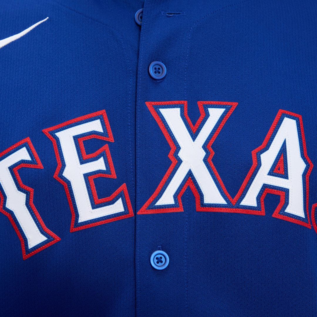 Texas Rangers Nike Jersey Royal