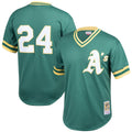Athletics Mitchell & Ness Green Authentic MLB baseball jersey