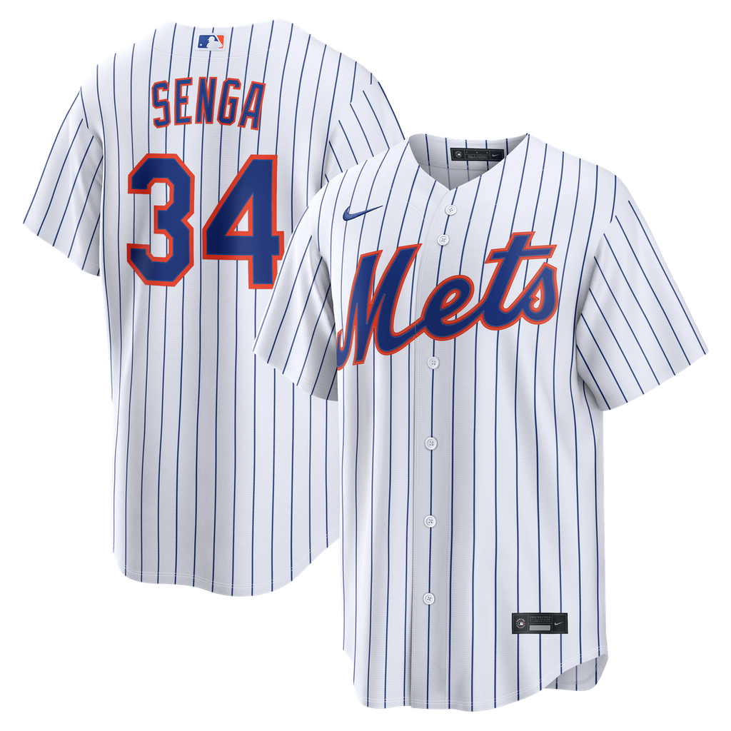 New York Mets Nike White Replica MLB baseball jersey