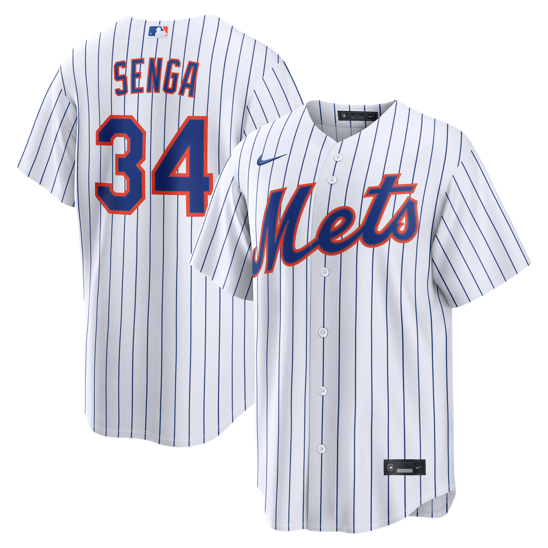 New York Mets Nike White Replica MLB baseball jersey