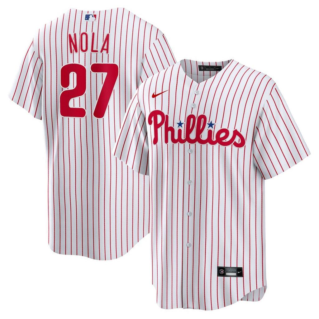 Philadelphia Phillies Nike White Replica MLB baseball jersey
