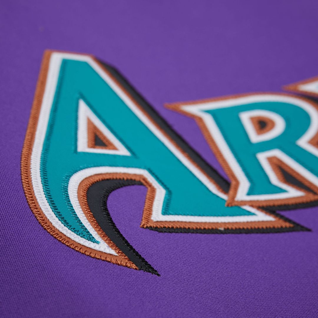 Arizona Diamondbacks Mitchell & Ness Authentic Jersey Purple