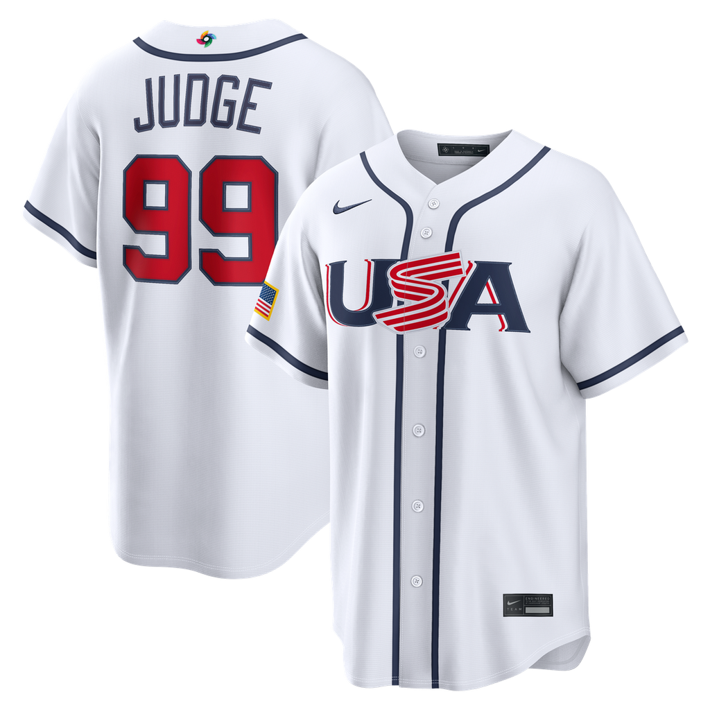 USA Baseball Nike White MLB baseball jersey