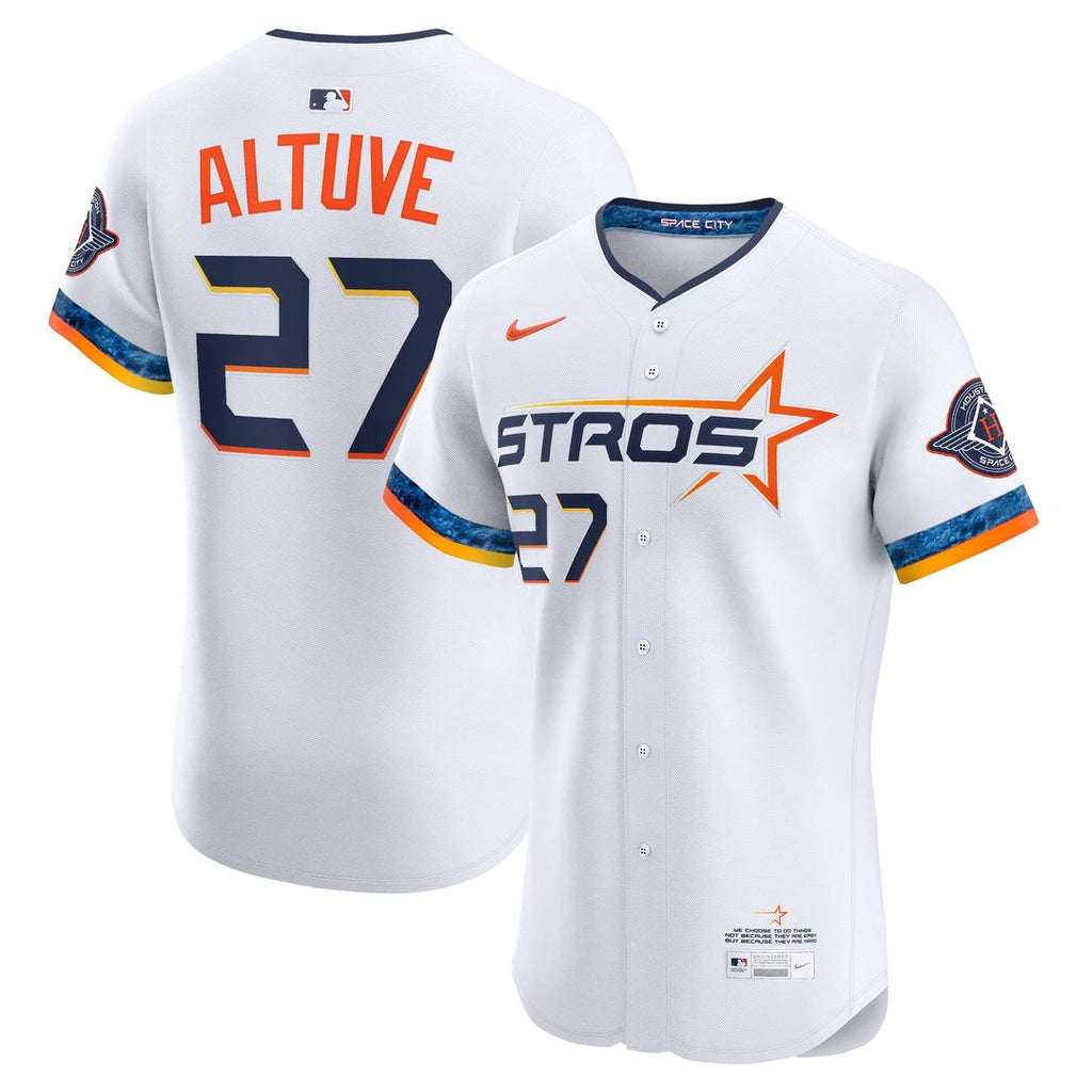 Houston Astros Nike White MLB baseball jersey