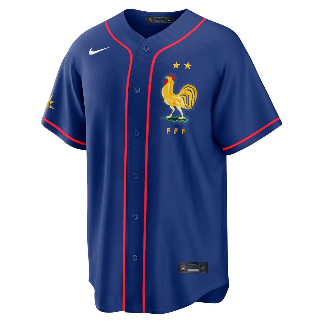 France National Team Nike Replica Jersey Blue