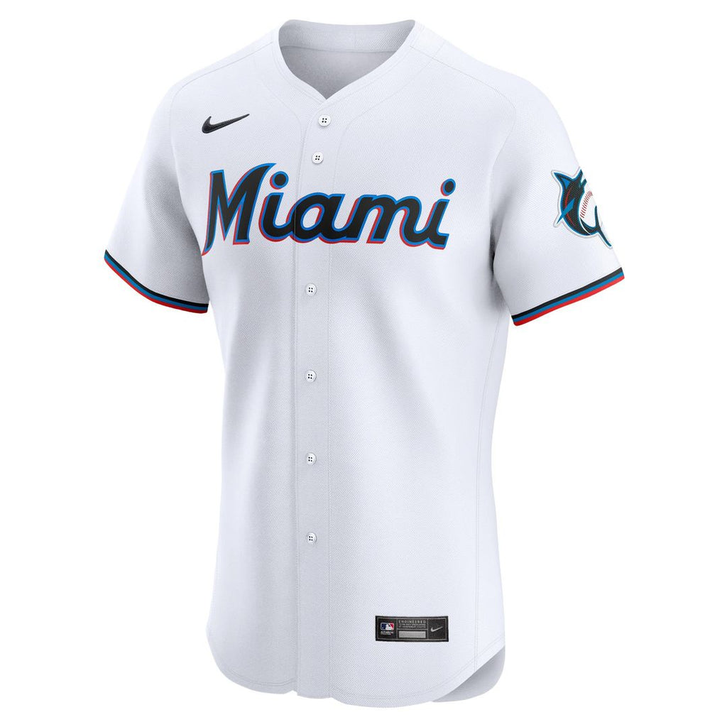 Miami Marlins Nike Authentic Jersey White