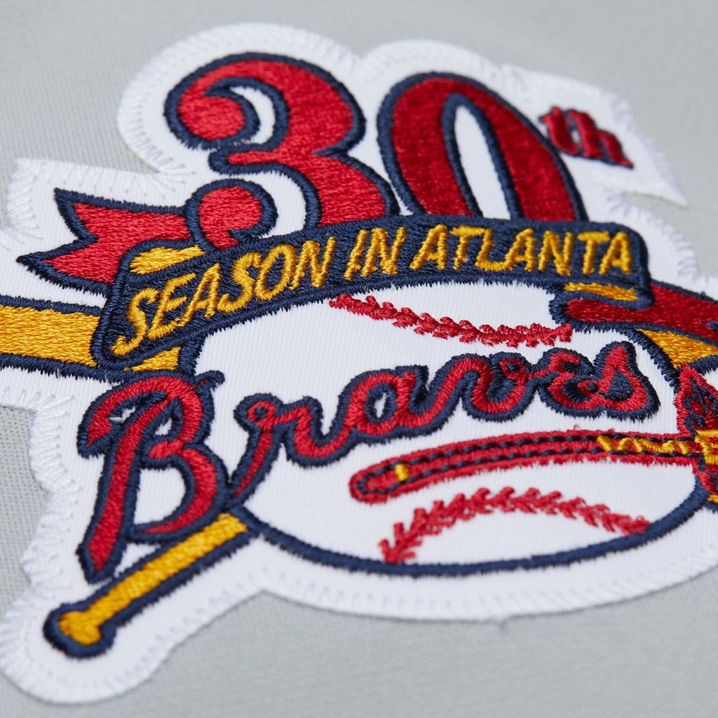 Atlanta Braves Mitchell & Ness Authentic Jersey Gray