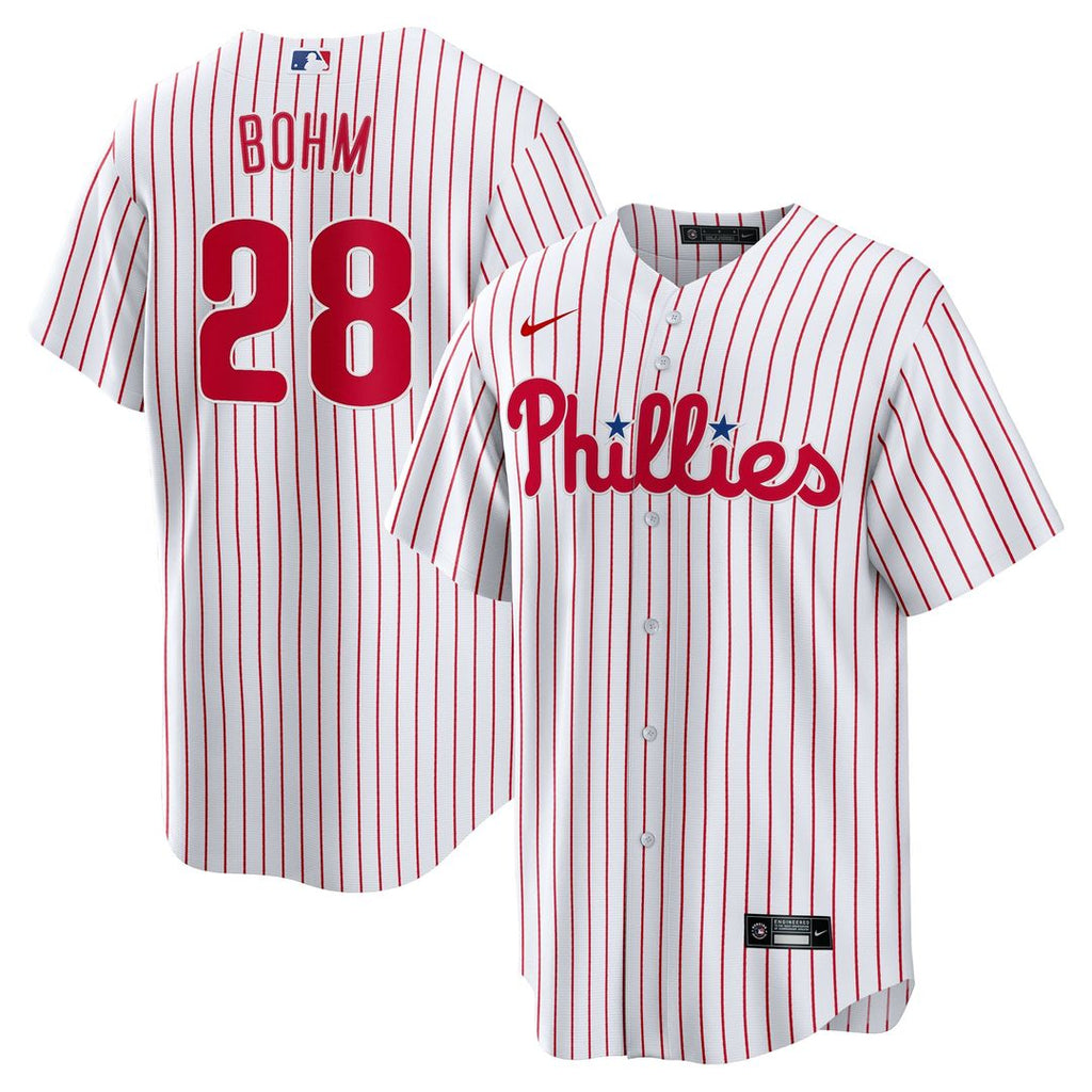 Philadelphia Phillies Nike White Replica MLB baseball jersey