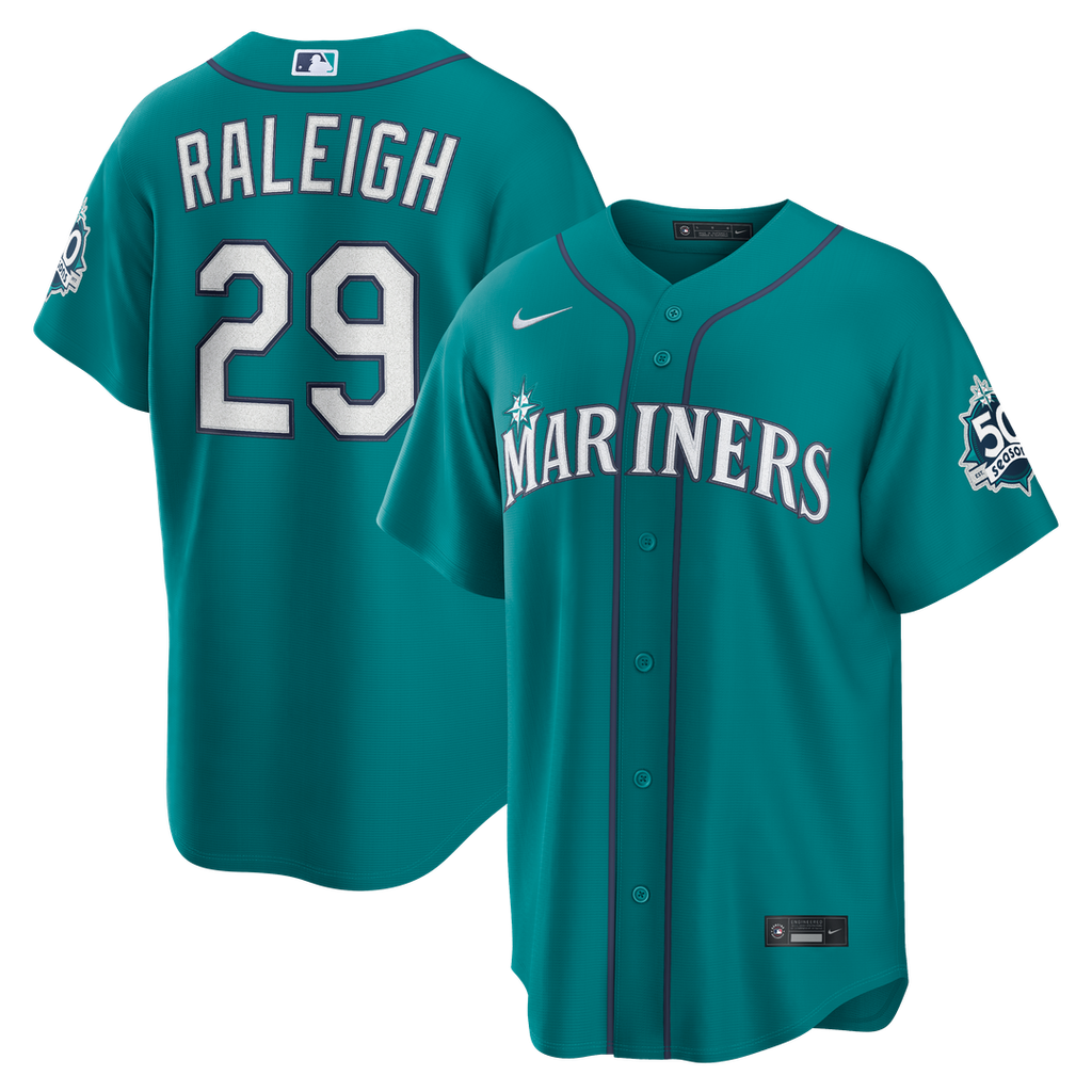 Seattle Mariners Nike Authentic MLB baseball jersey