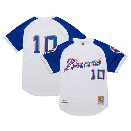 Atlanta Braves Mitchell & Ness White Authentic MLB baseball jersey