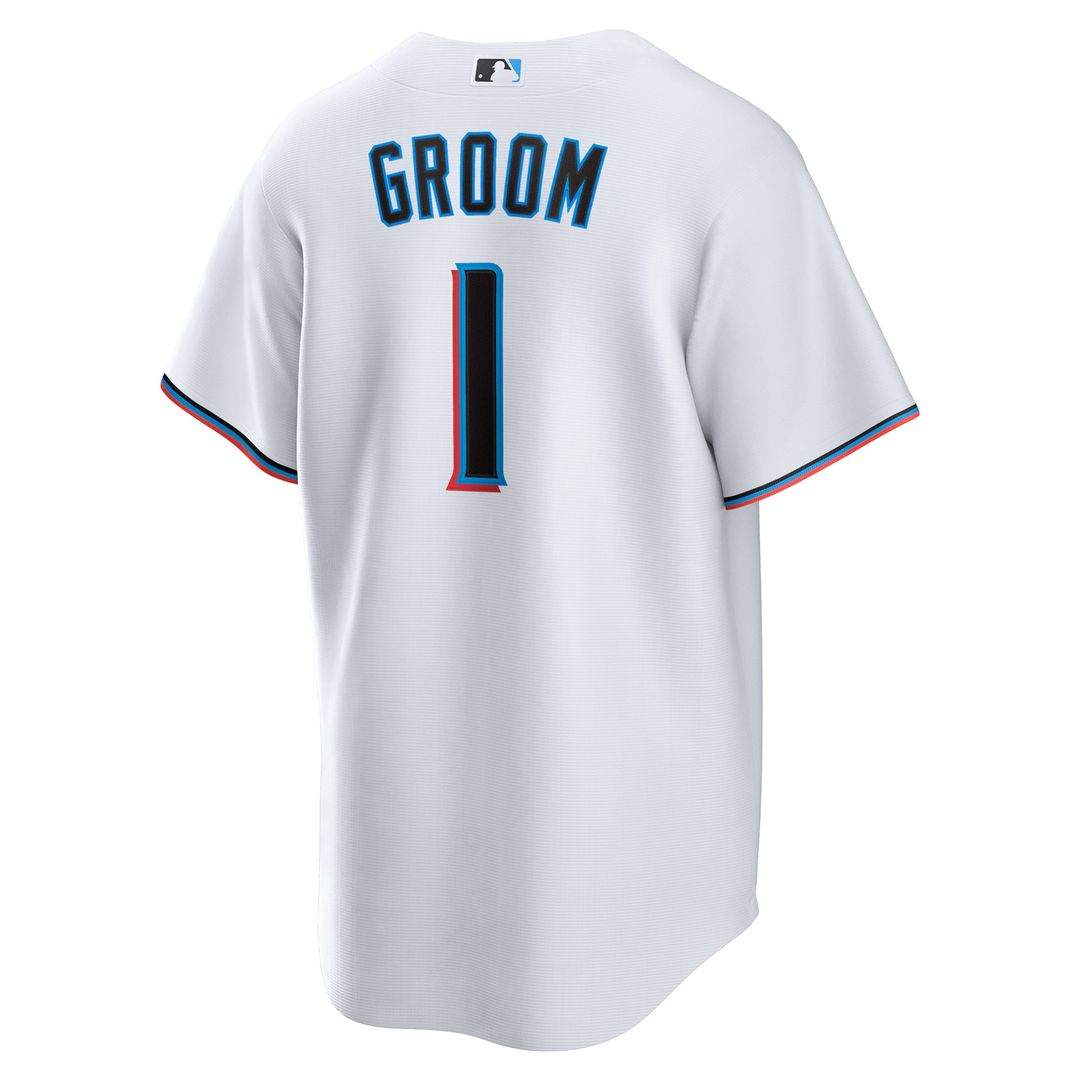 Miami Marlins Nike Replica Jersey White