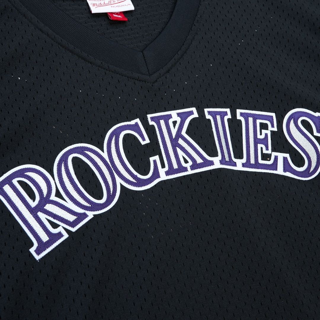 Colorado Rockies Mitchell & Ness Authentic Jersey Black