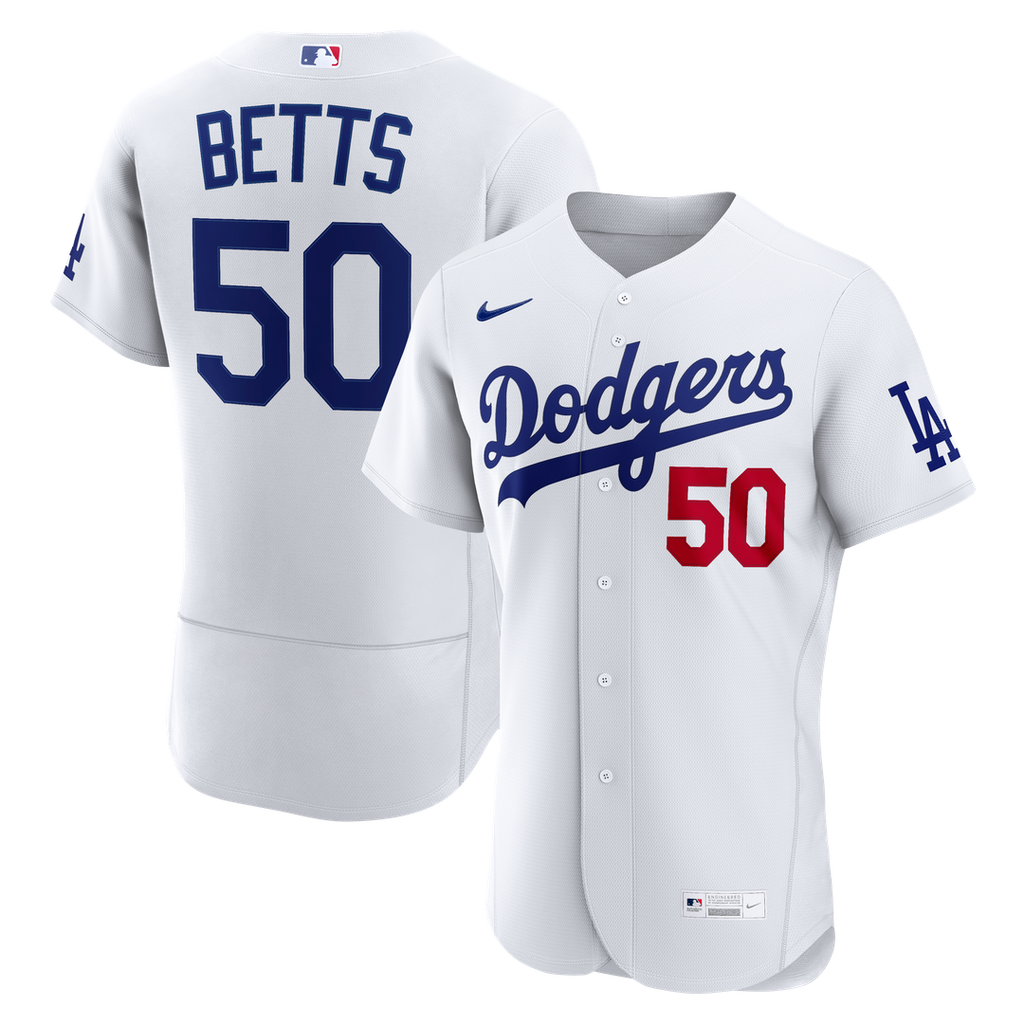 Los Angeles Dodgers Nike White Replica MLB baseball jersey