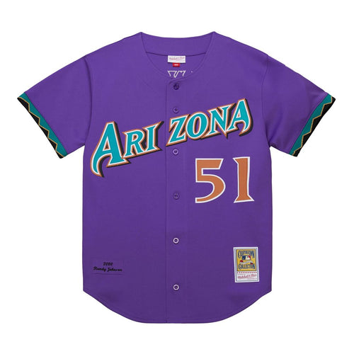 Arizona Diamondbacks Mitchell & Ness Authentic Jersey Purple