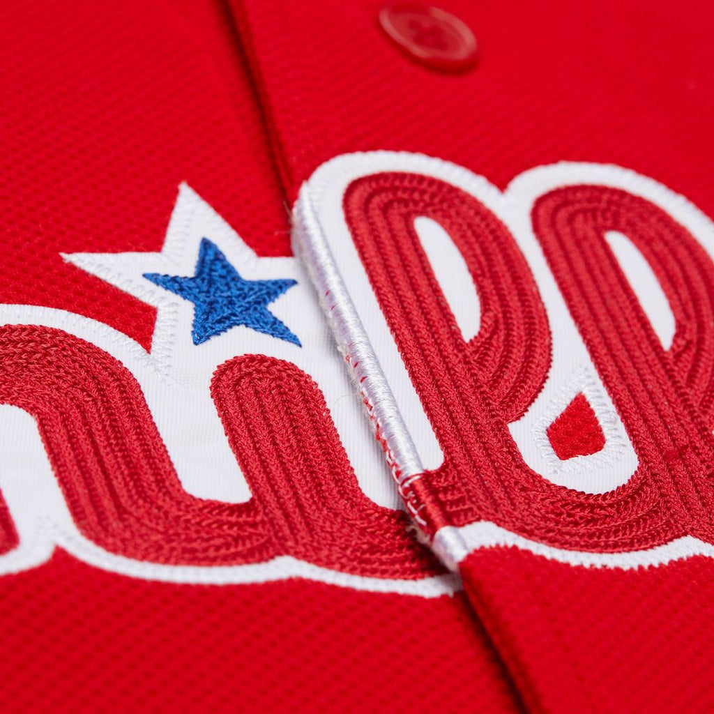 Philadelphia Phillies Mitchell & Ness Jersey Red