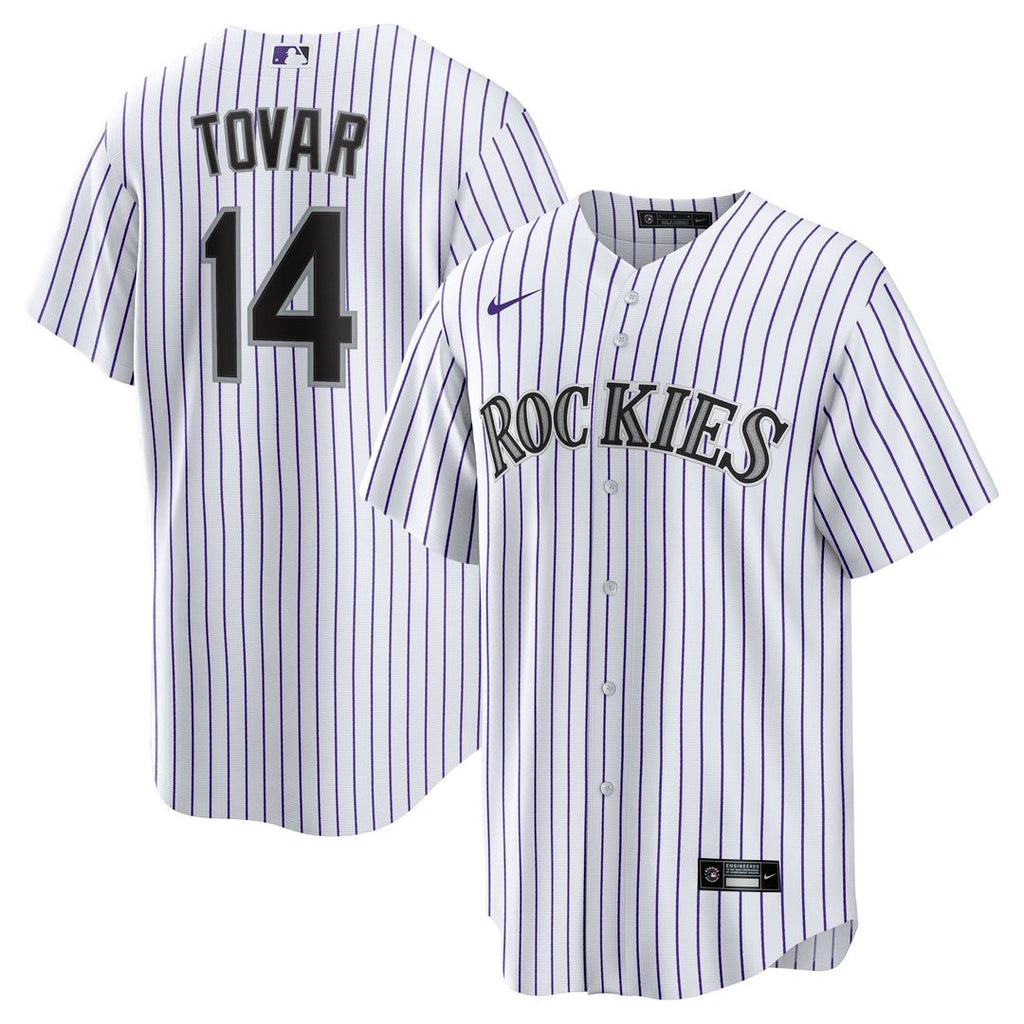 Colorado Rockies Nike White Replica MLB baseball jersey