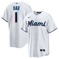 Miami Marlins Nike White Replica MLB baseball jersey