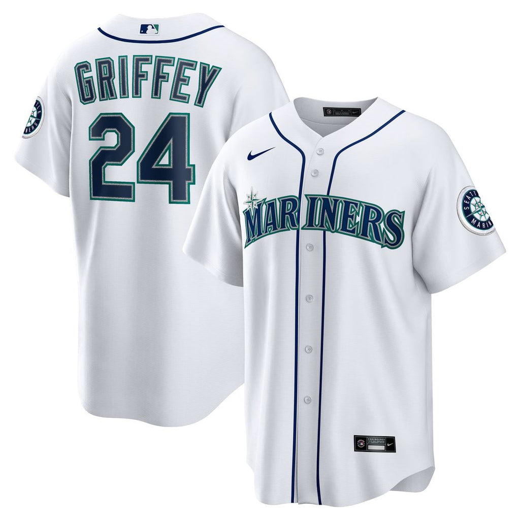 Seattle Mariners Nike White Replica MLB baseball jersey