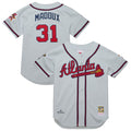 Atlanta Braves Mitchell & Ness Gray Authentic MLB baseball jersey