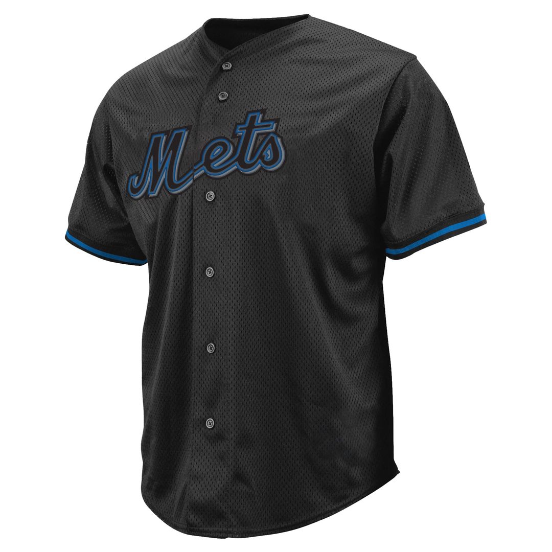 New York Mets Profile Jersey Black