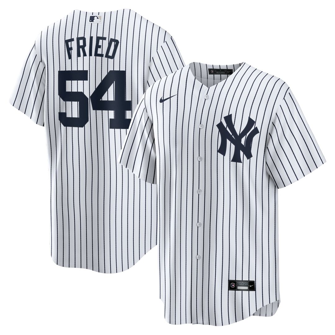 New York Yankees Nike White Replica MLB baseball jersey