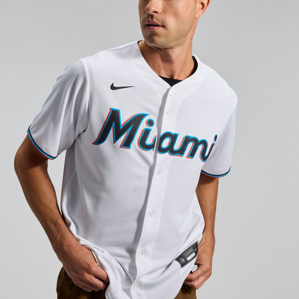 Miami Marlins Nike Replica Jersey White