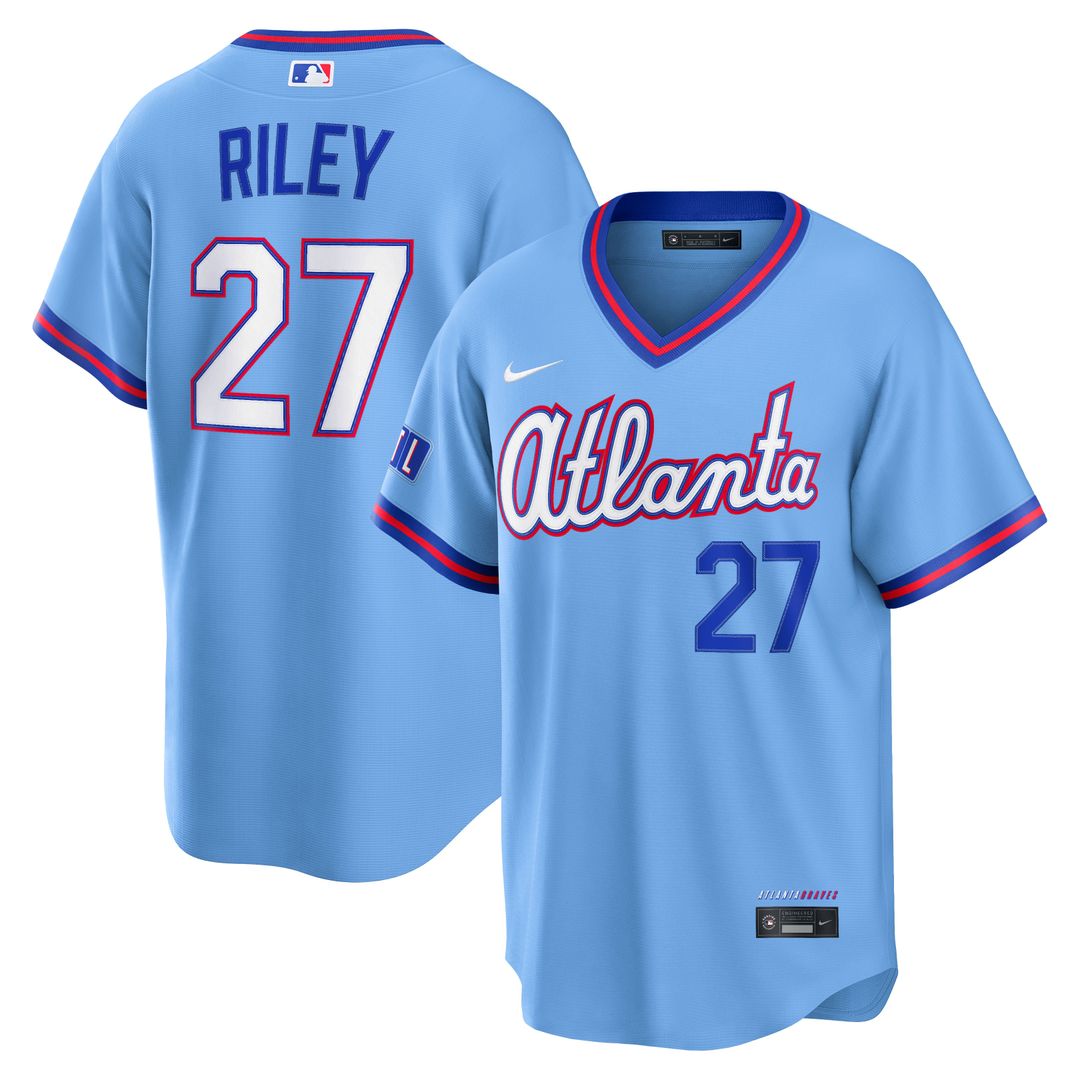 Atlanta Braves Nike Blue MLB baseball jersey