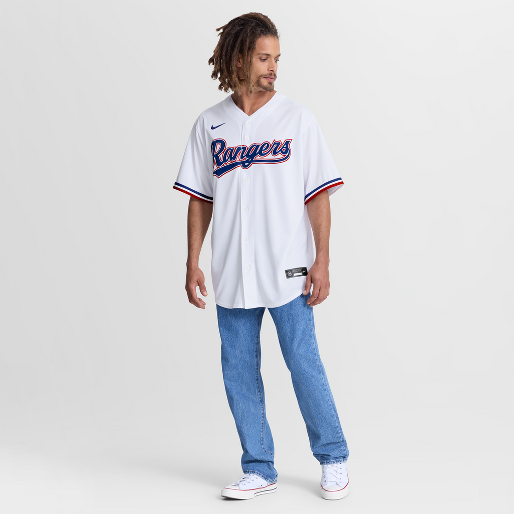 Texas Rangers Nike Replica Jersey White