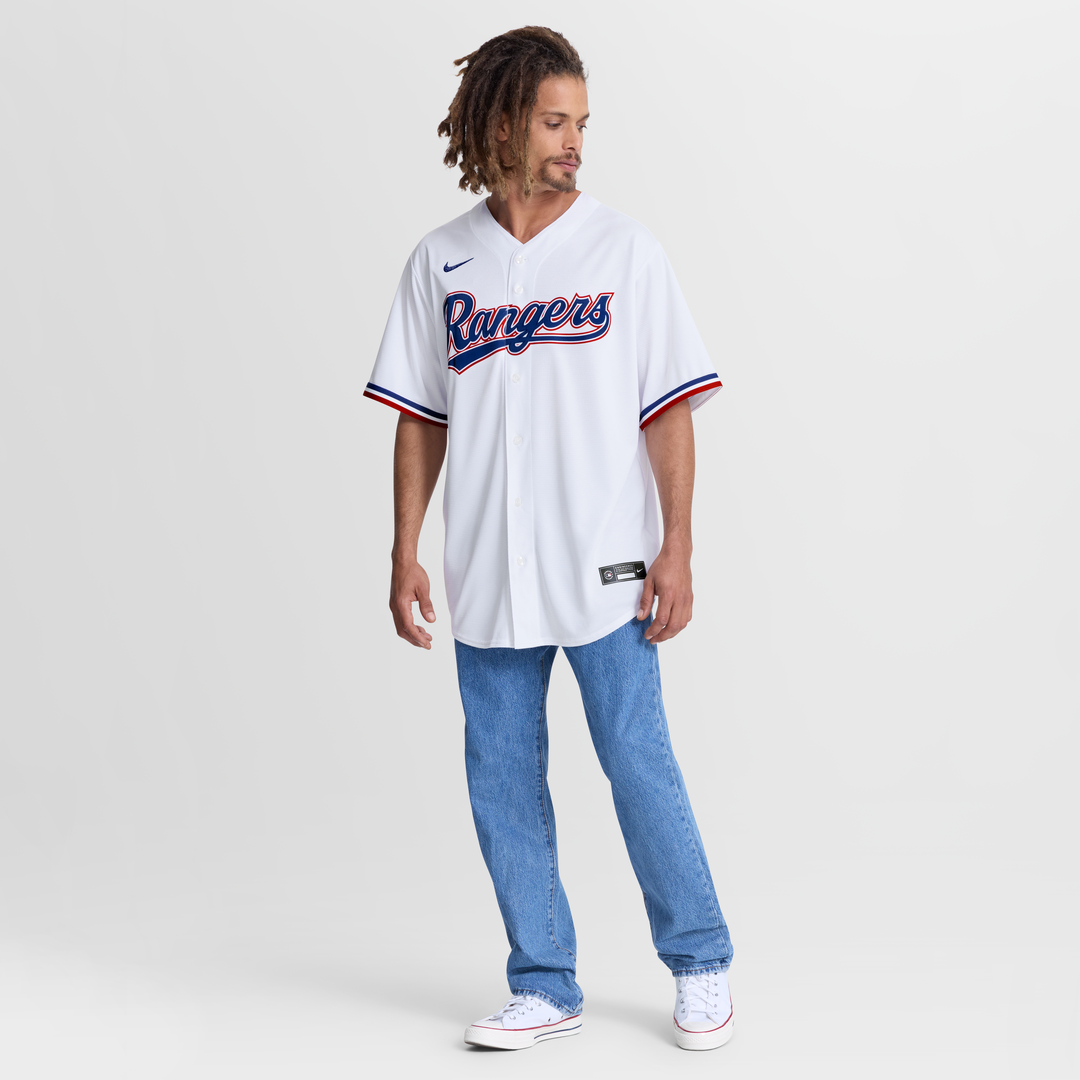 Texas Rangers Nike Replica Jersey White