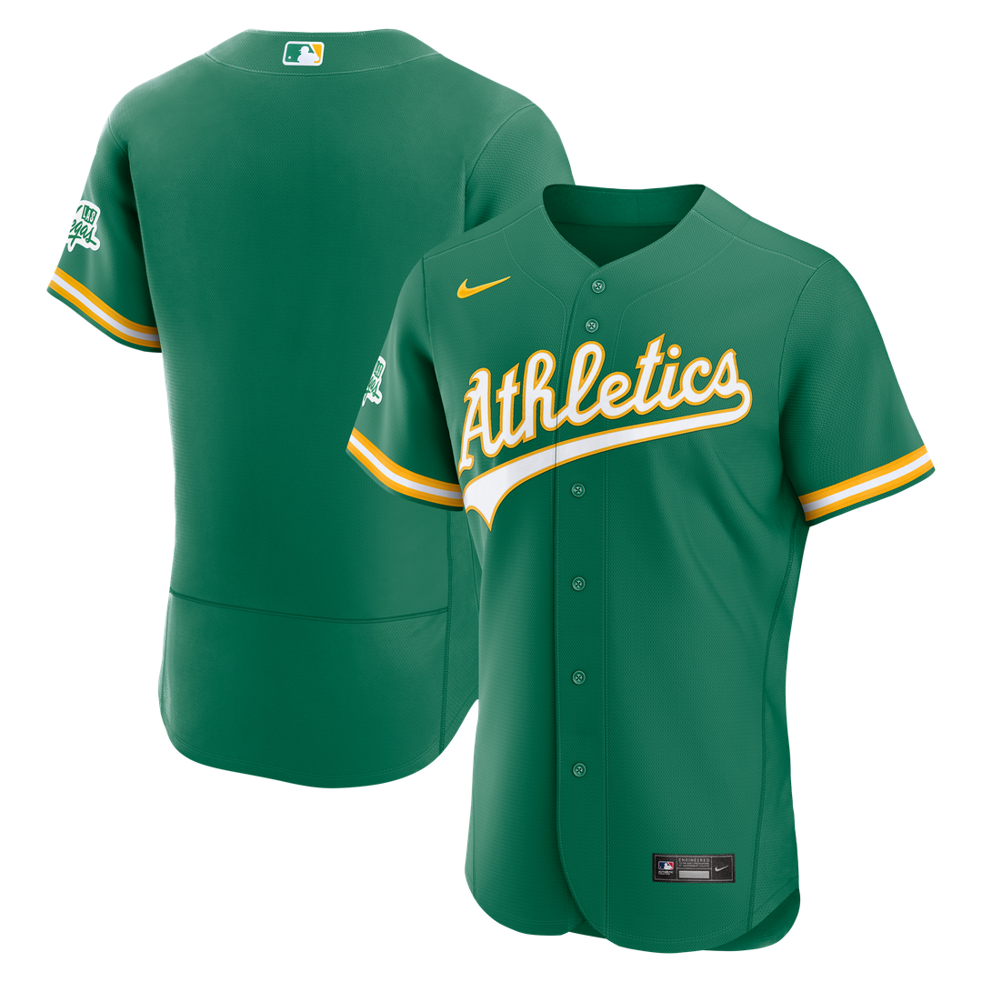 Athletics Nike Green Authentic MLB baseball jersey