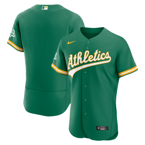 Athletics Nike Green Authentic MLB baseball jersey