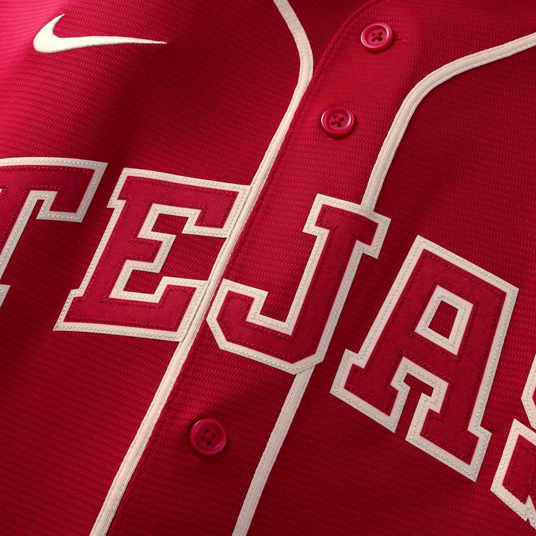Texas Rangers Nike Jersey Red